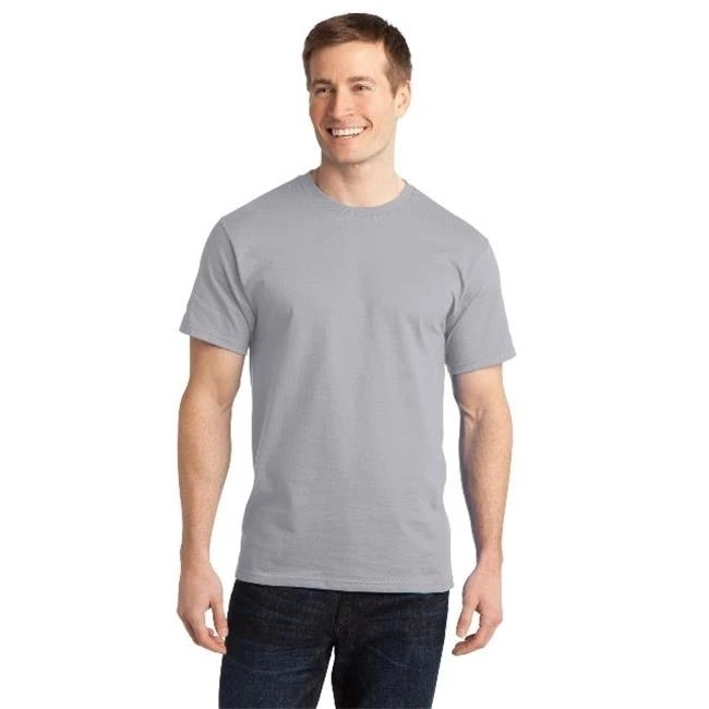 Порт и компания PC150 мужское кольцо Spun cotton tees Silver 3XL| |