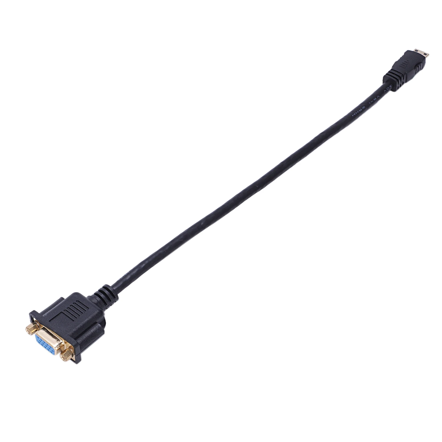 IG-Mini HDMI к VGA M/F Соединительный кабель адаптер конвертер 0 3 м 1FT |