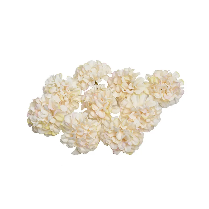 Hot Sale 10PCS/Set 4.5CM Artificial Flower Head Hydrangea Silk Gift Wedding Party Handmade DIY Home Decoration | Дом и сад