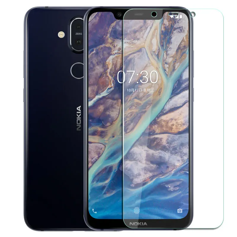 Закаленное стекло для Nokia 8 1 Plus X7 7 X6 2018 5 6 Защита экрана 3 пленка 9H Анти-взрыв |
