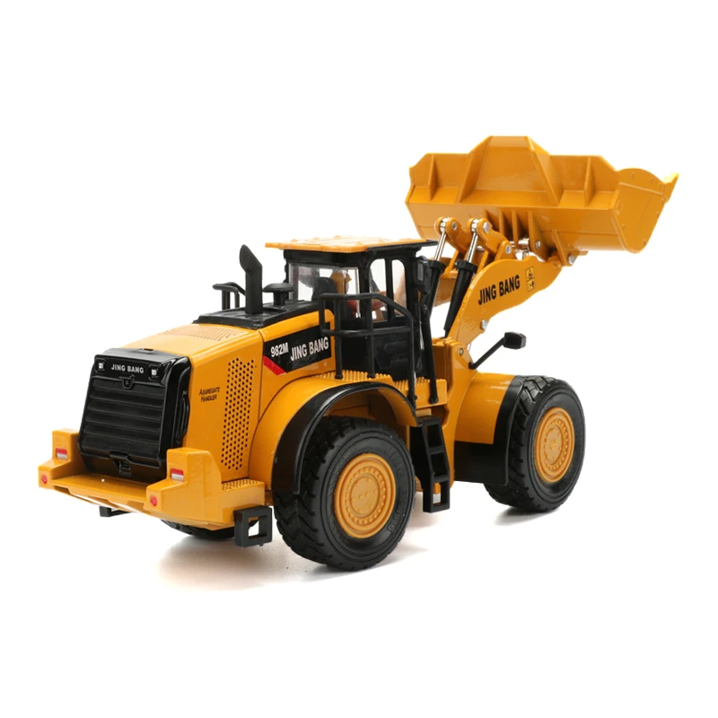 JINGBANG 1:50 бульдозер строительный Автопогрузчик из сплава разгрузочные