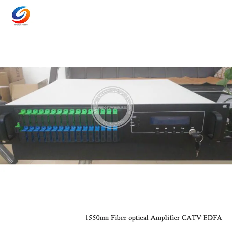 Горячая Распродажа SC/APC SC/UPC CATV EDFA с WDM мультипортами 1550 нм высокомощный оптический