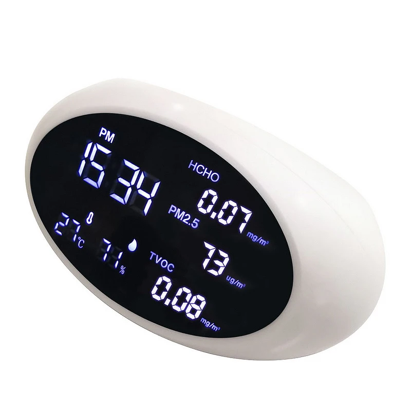Formaldehyde Detector Detects Hcho Tvoc Pm2.5 With Humidity Temperature Detection Air Monitor Quality For Home Office | Инструменты
