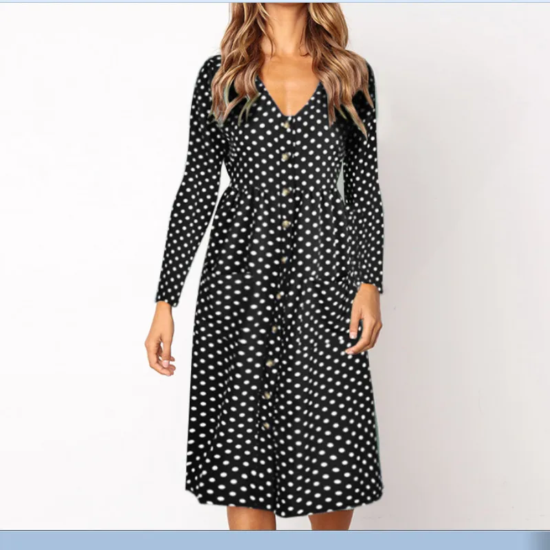 Женское облегающее платье Boho модное вечернее с длинным рукавом и треугольным