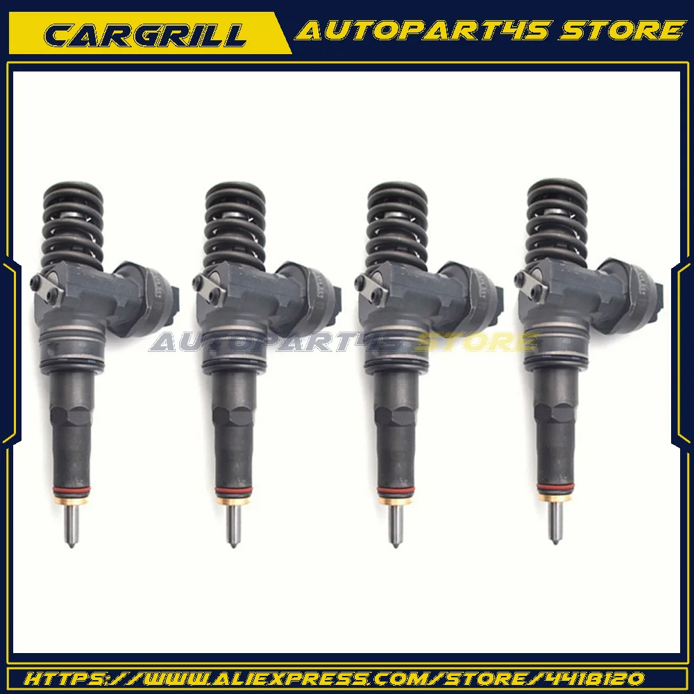 

4X Remanufactured 038130073BA CD Fuel Injector For VW Passat Audi Skoda 1.9 TDI Bosch Diesel