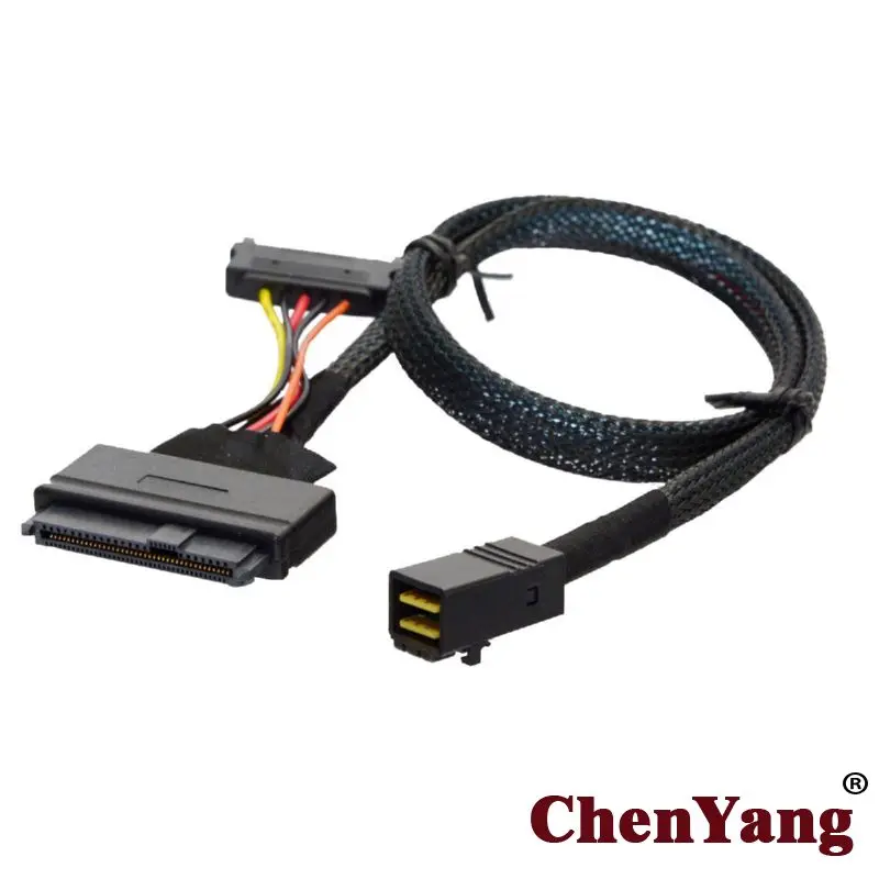 

Chenyang NVME U.2 U2 SFF-8639 PCIe SSD Cable for Mainboard Intel SSD 750 p3600 p3700 M.2 SFF-8643 Mini SAS HD