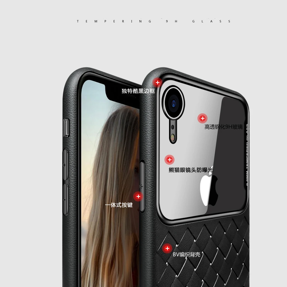 Чехол для телефона Hunreone Funda Para Telefono Movil BV чехол из ТПУ с закаленным стеклом iPhone X XS XR