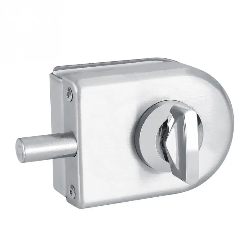 Один комплект из нержавеющей стали поворотная ручка стеклянный дверной замок