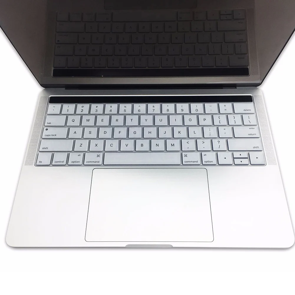 1 шт. однотонный силиконовый защитный чехол для клавиатуры MacBook Air 11 6/Retina 12 13/Retina