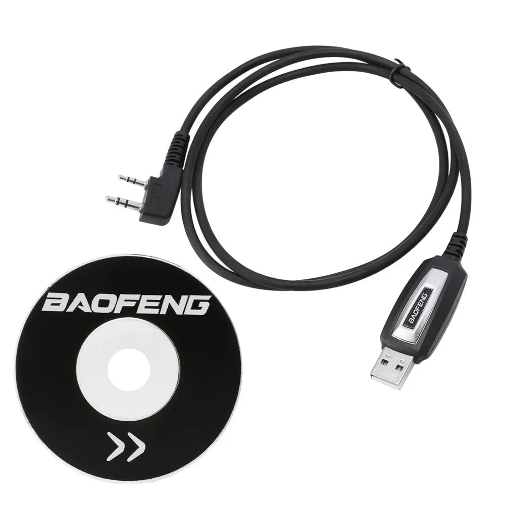Оригинальный кабель BAOFENG для программирования 2 шт. CD USB 5R 82 uvb2 plus Kenwood радио PUXING WLN