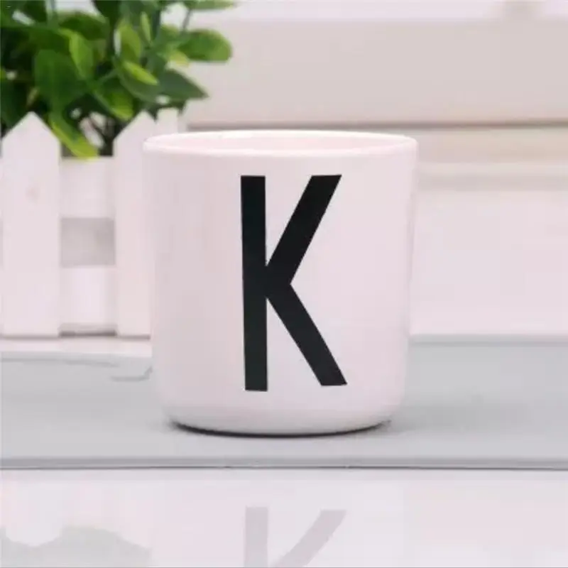 Стеклянная кружка для новорожденных с буквенным принтом подарок на день