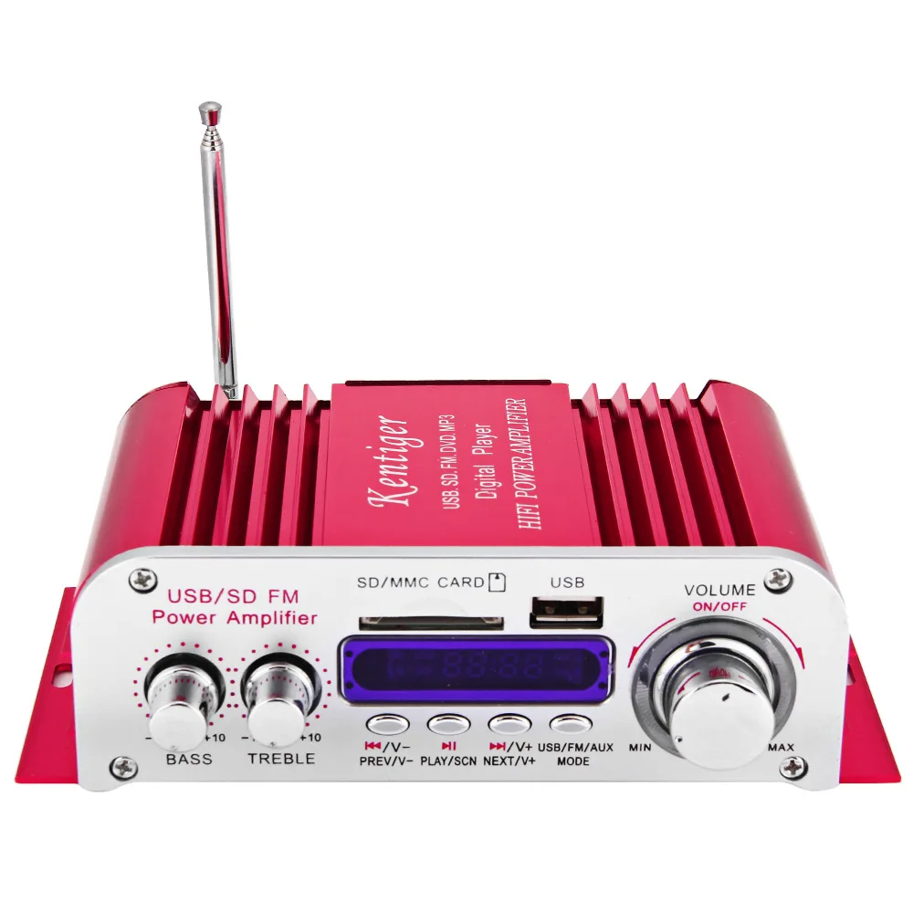 Hi Fi Цифровой Авто Стерео Мощность усилитель светодиодный режим звука аудио