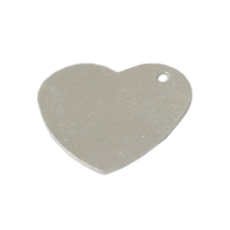 

Beadsnice 925 Sterling Silver Heart Charm Engravable Stamping Blanks Tags for Neckalce Jewelry Making 32747