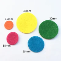 1000pcs 15mm35mm mixed felt fabric round diy patch embellishments scrapbookingcrafts home appliques for cardmaking