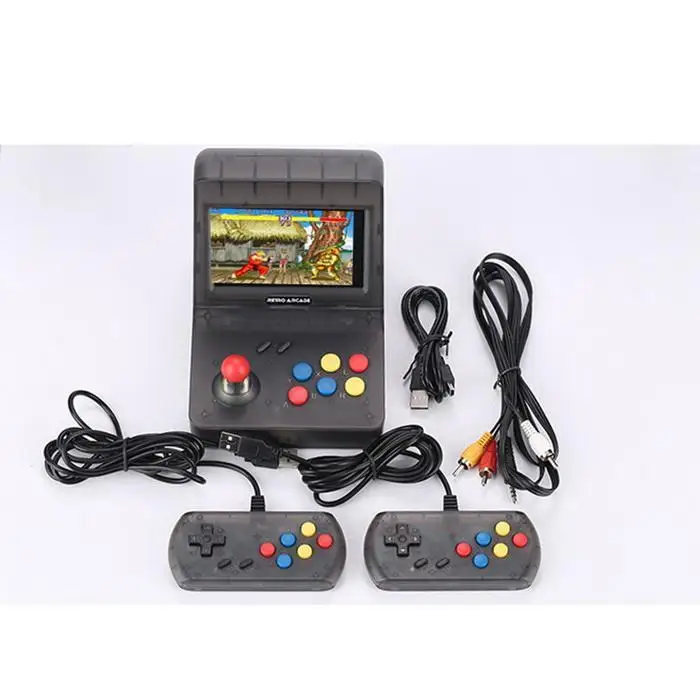 Ручной мини игры консольная игрушка встроенный 3000 игр английского языка для