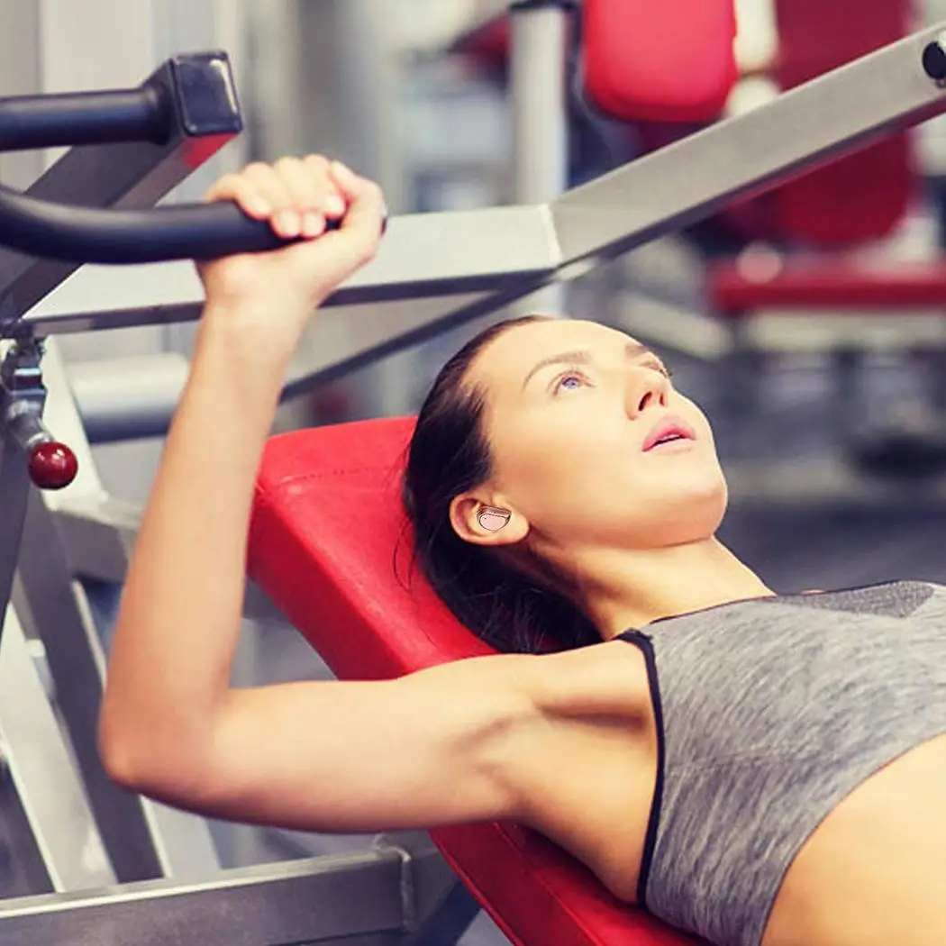 Bluetooth гарнитура для зарядки бинауральные мини многофункциональные наушники