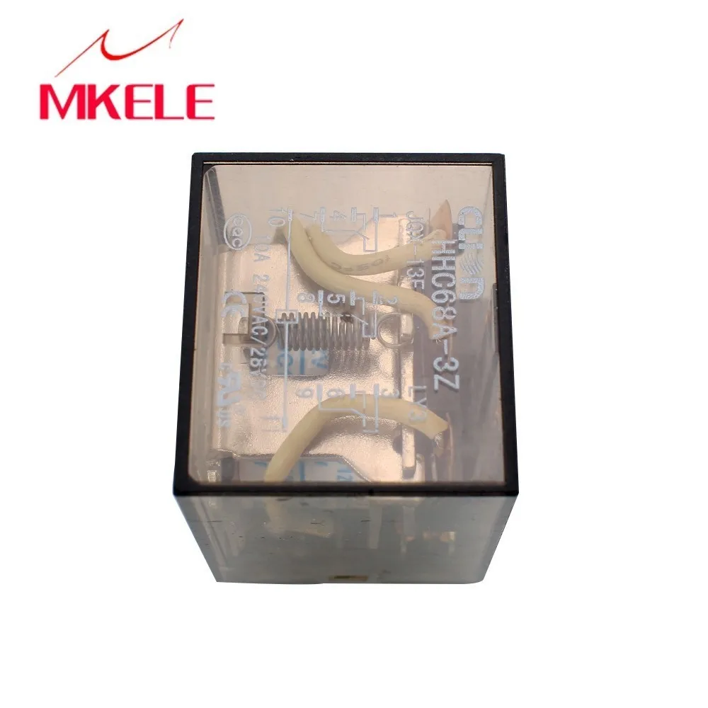 Электронное Микро Мини электромагнитное реле Φ LY2 DC24V AC220V Катушка 8 контактов