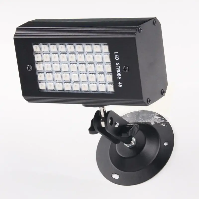 Мини 45LED стробоскоп сценический свет USB звук активированный диско КТВ Вечеринка