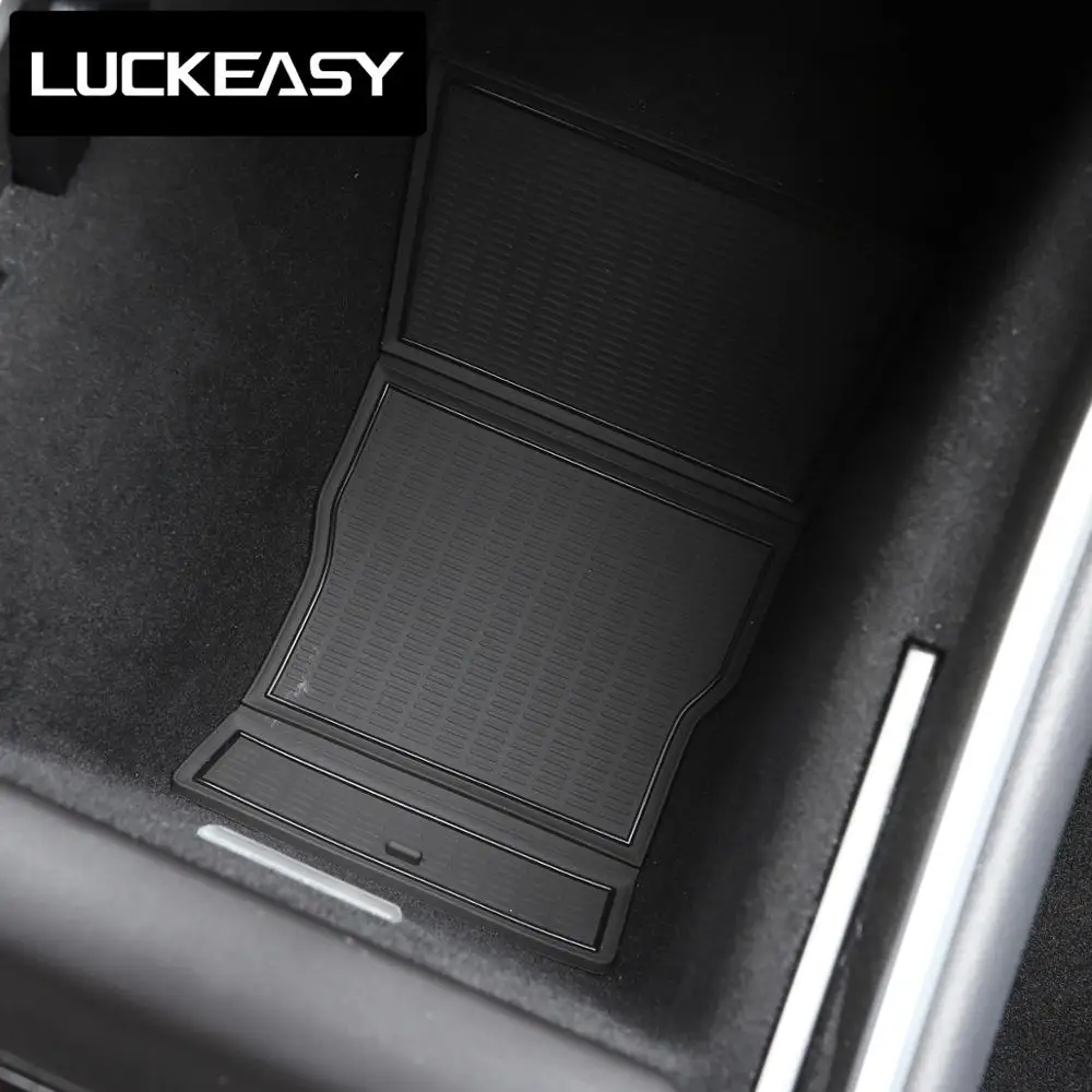 Автомобильный коврик LUCKEASY для салона Tesla Model 3 модель Y нескользящая дверная