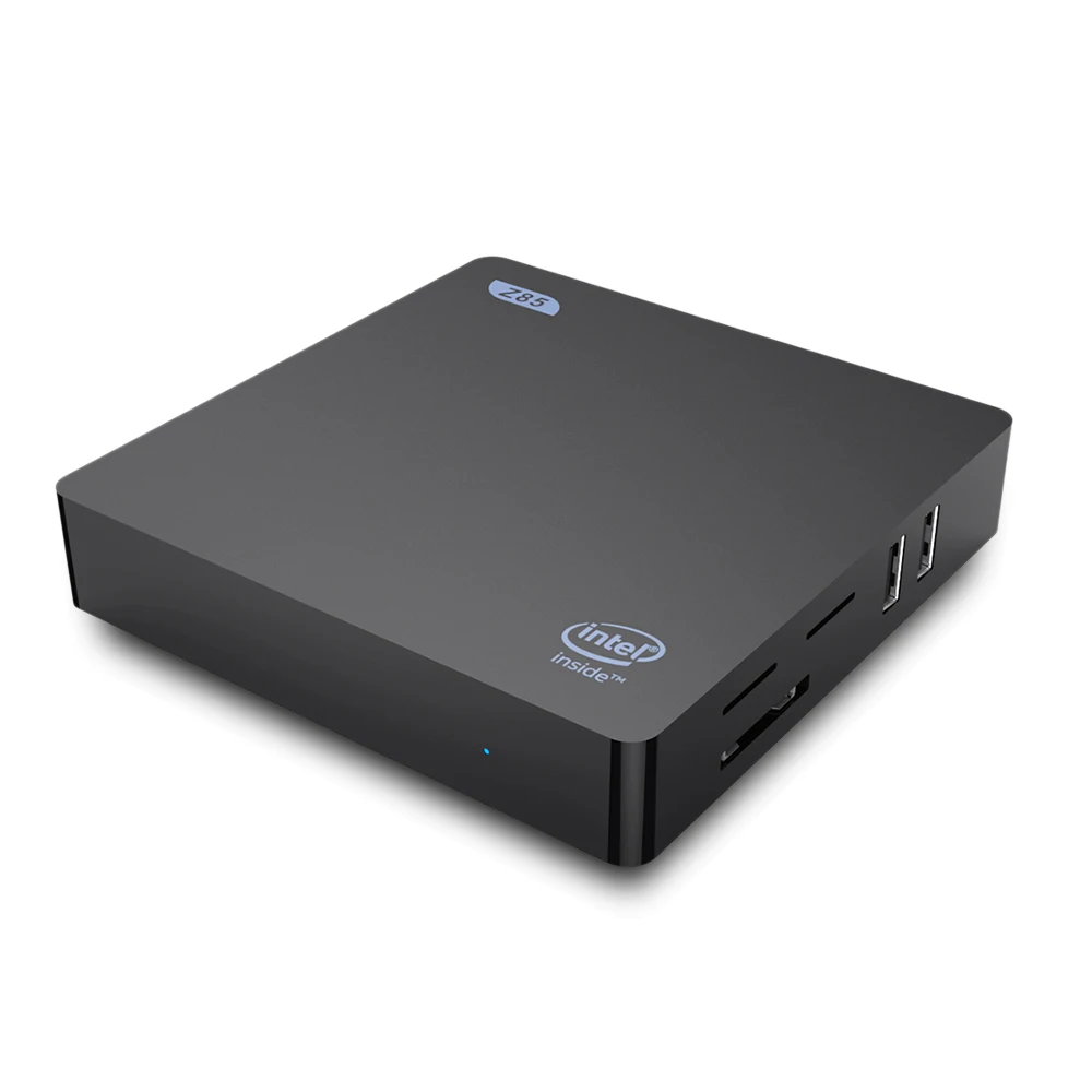 Z85 Мини ПК 2 Гб 64 ТВ коробка с двойным экраном дисплей 5 8 ГГц Wi Fi Ethernet 1000Mbp Bluetooth 4 0