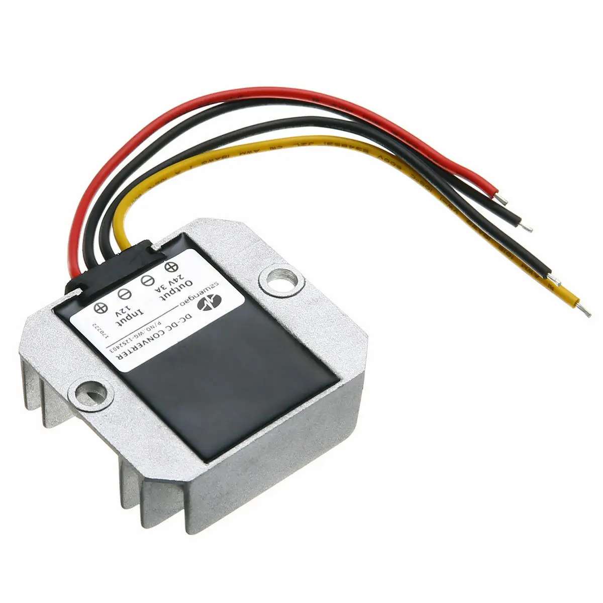 Автомобильный водонепроницаемый преобразователь напряжения US DC-DC 12V до 24V 3A 72W |