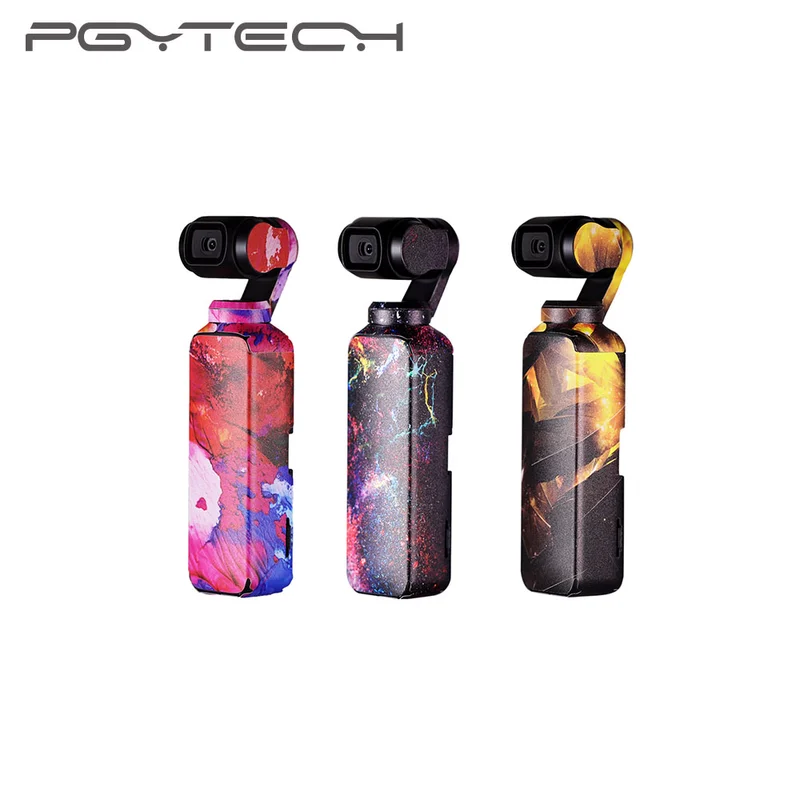 3Pcs/Set PGYTECH DJI OSMO Pocket Gimbal Colorful/Camouflage Decals 3M Scotchcal Film Skin Stickers Outdoor Waterproof | Игрушки и хобби