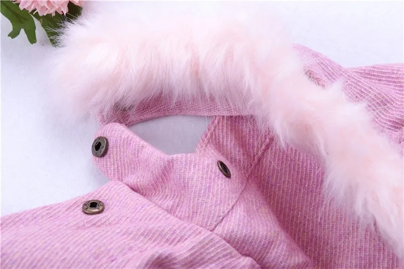 

baby girl jacket spring pink hood fur girl coat winter outerwear kids outfit baby girl clothes children boutiques clothing