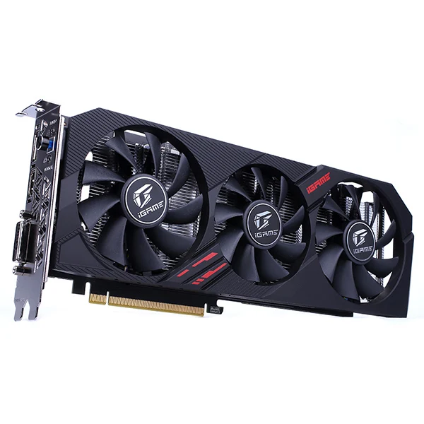 Оригинальная Красочная видеокарта iGame GeForce GTX 1660Ti Ultra Nvidia Gaming GDDR6 6G 192 бит для