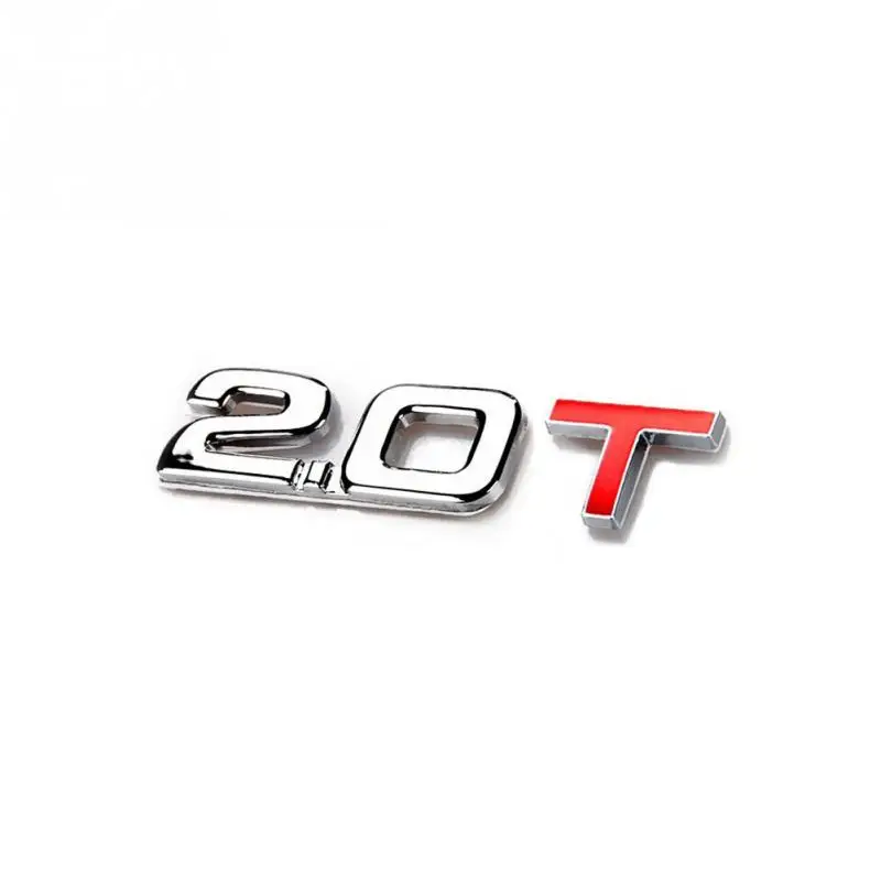 Металлический 3D 1,4 1,5 1,6 1,8 2,0 2,2 2,4 2,5 2,8 3,0 с логотипом автомобиля задний багажник эмблема хвостовая часть украшения знак наклейка Объем двигателя