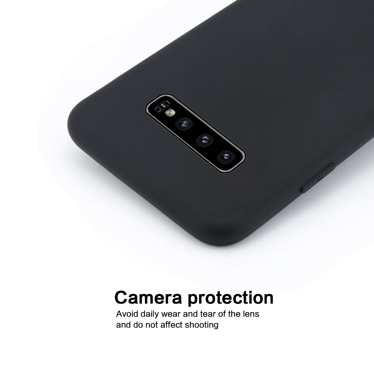 Чехол для Samsung Galaxy S10 Plus S10E мягкий силиконовый тонкий матовый чехол-накладка