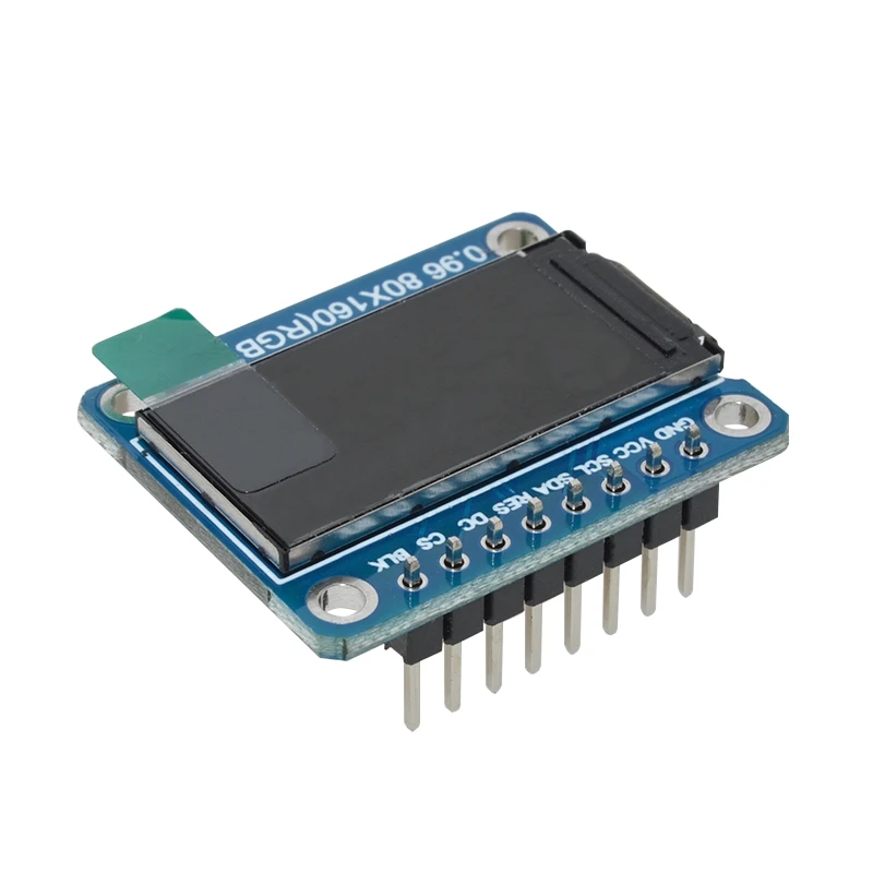 Ips 0.96 Inch 8 Pin Spi Hd 65K Full Color Tft Module St7735 Drive Ic 80 x 160 Lcd Display 3.3V Interface For Arduino Diy | Электроника