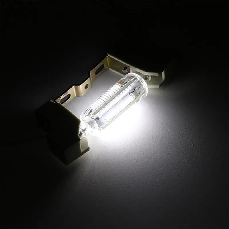 Новый светодиодный силиконовый светильник CLAITE 78 мм R7S 8 вт SMD 3014 108 чистый