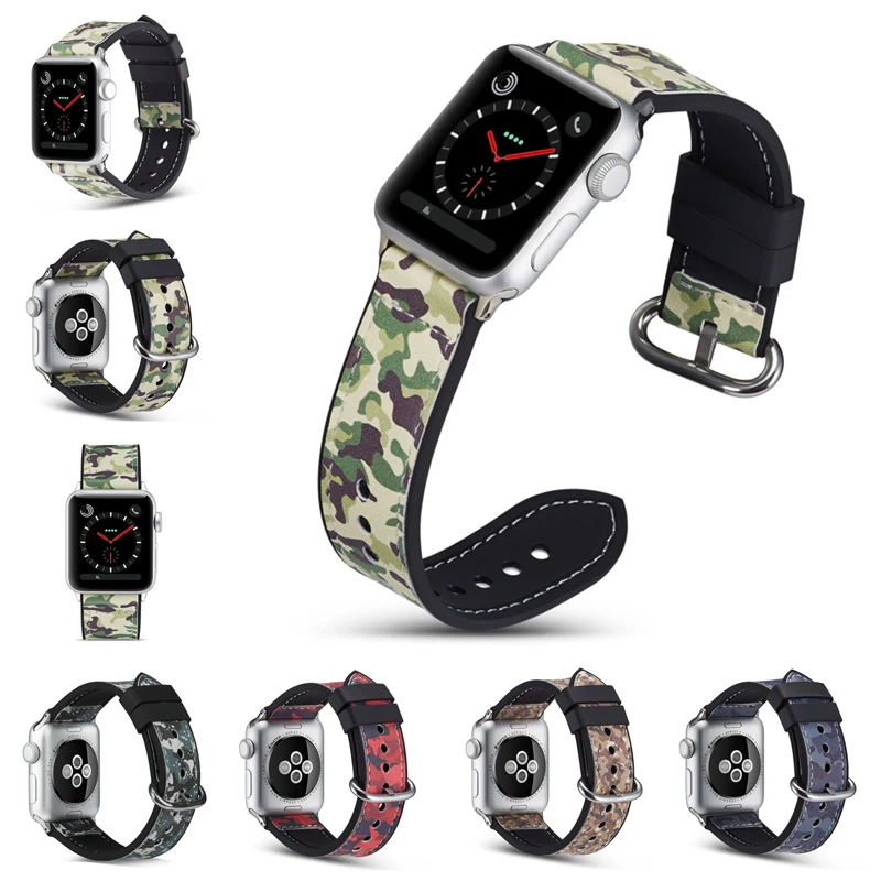 Новый модный ремешок для наручных часов Apple Watch 5 4 3 2 серии специальные подлинной