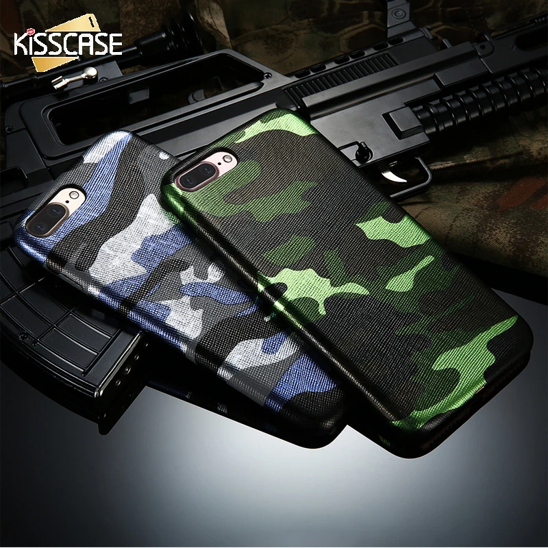 KISSCASE Cool Military Green PU чехол для iPhone X 7 8 6 S Plus телефона 5 5S SE ультра тонкие чехлы