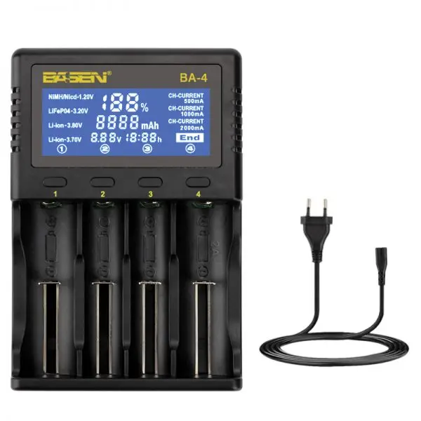 Зарядное устройство LEORY с ЖК экраном 12 В 1 А Европейская/Американская вилка 2 3 7 в