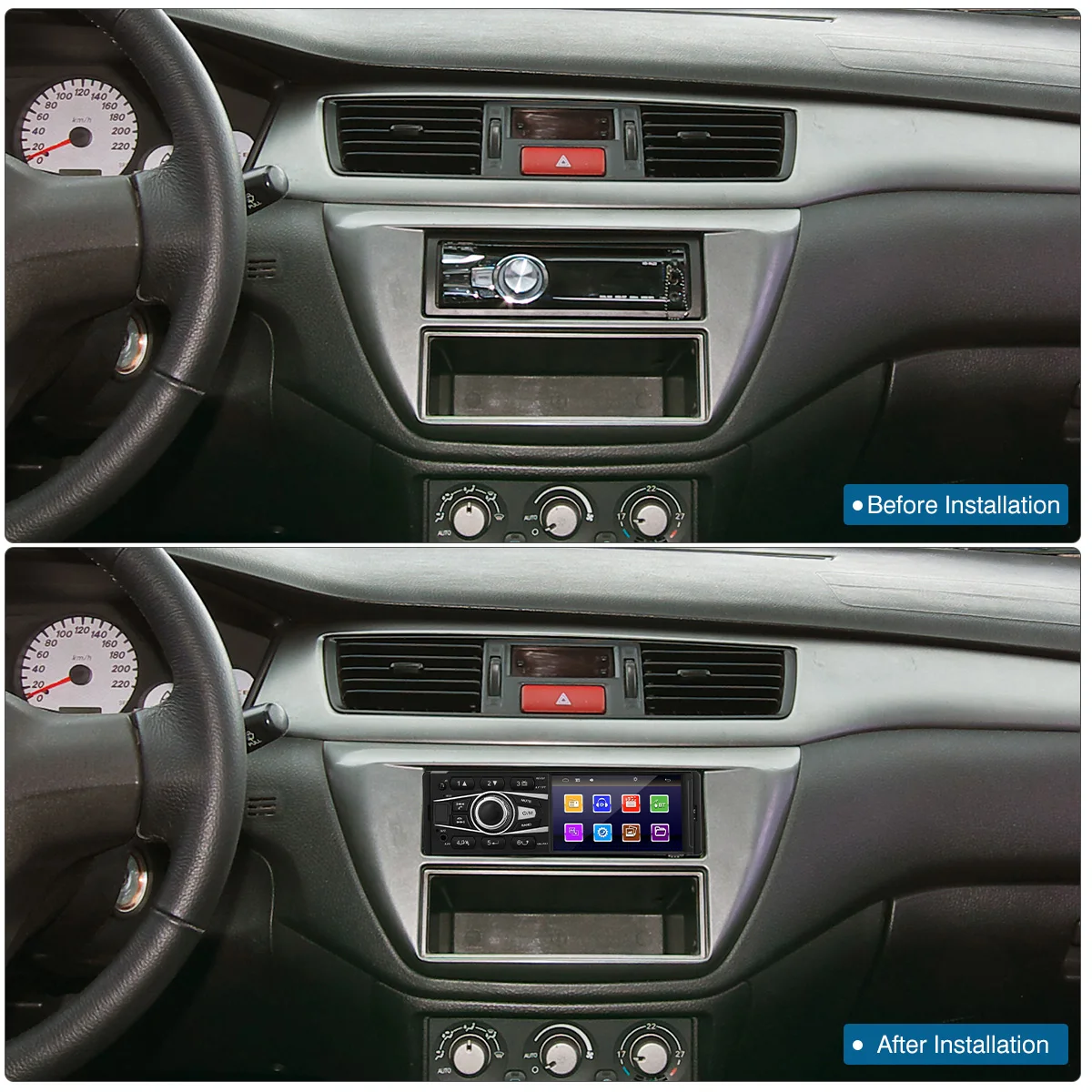 Универсальный 4 дюймовый автомобильный Радио плеер 1Din Bluetooth RDS Авто тачскрин