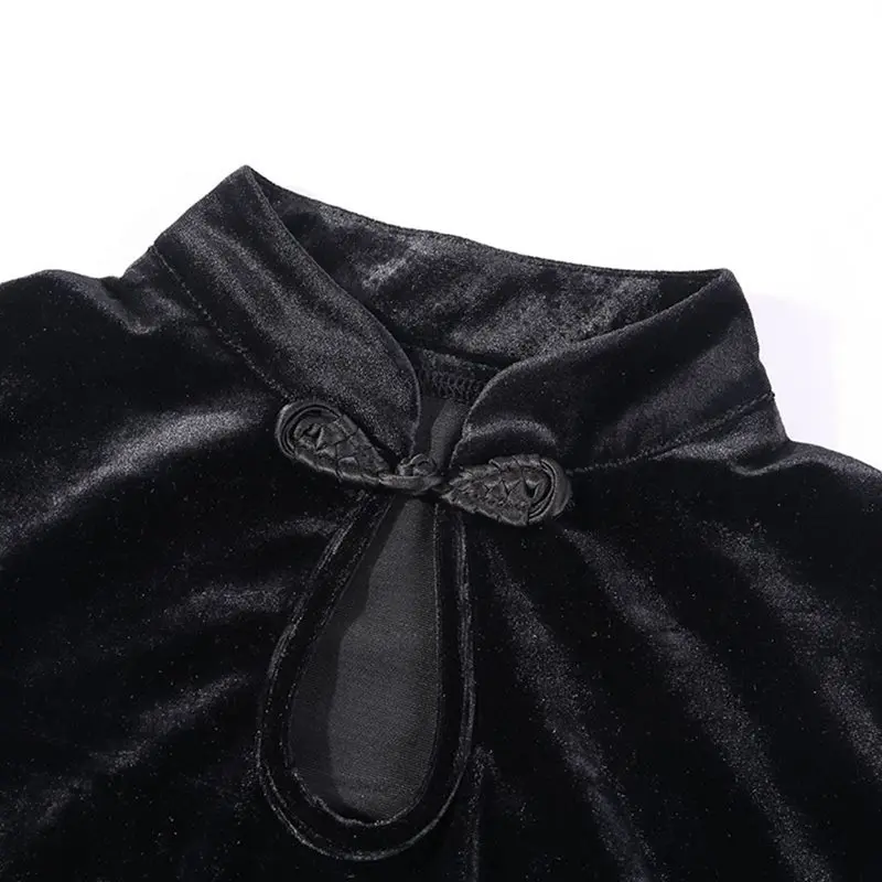 Сексуальное короткое платье для женщин китайское винтажное модное летнее