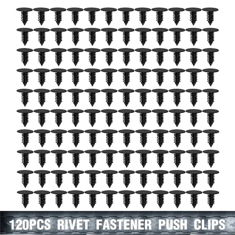 120 шт. фиксаторы для бампера автомобиля 9 мм|Клипсы и зажимы авто| |