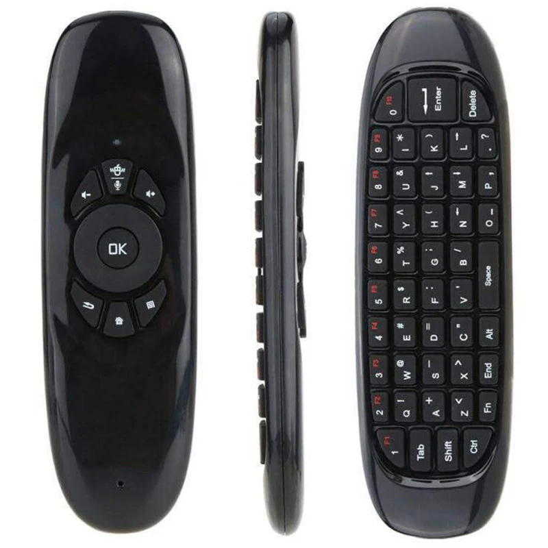 2 4 Ghz C120 Fly Air Mouse перезаряжаемая мини беспроводная клавиатура ручной пульт