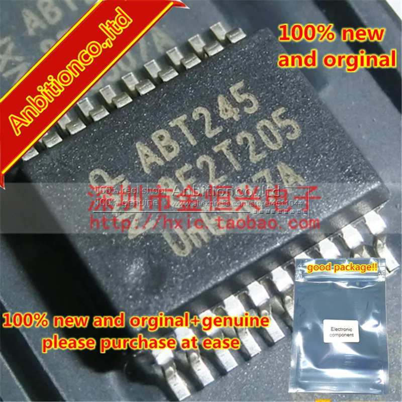 50 шт. 100% новый и оригинальный 74ABT245DB 74ABT245 ABT245 Блестящий трансивер с направлением