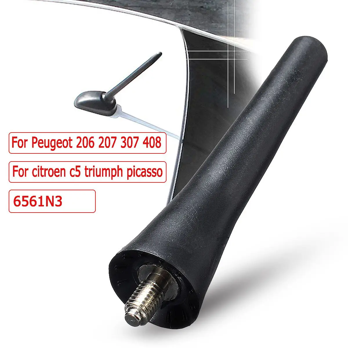 Автомобильная короткая антенна для Peugeot 206 207 307 408 Citroen C5 Triumph Picasso 6561N3|Антенны| |