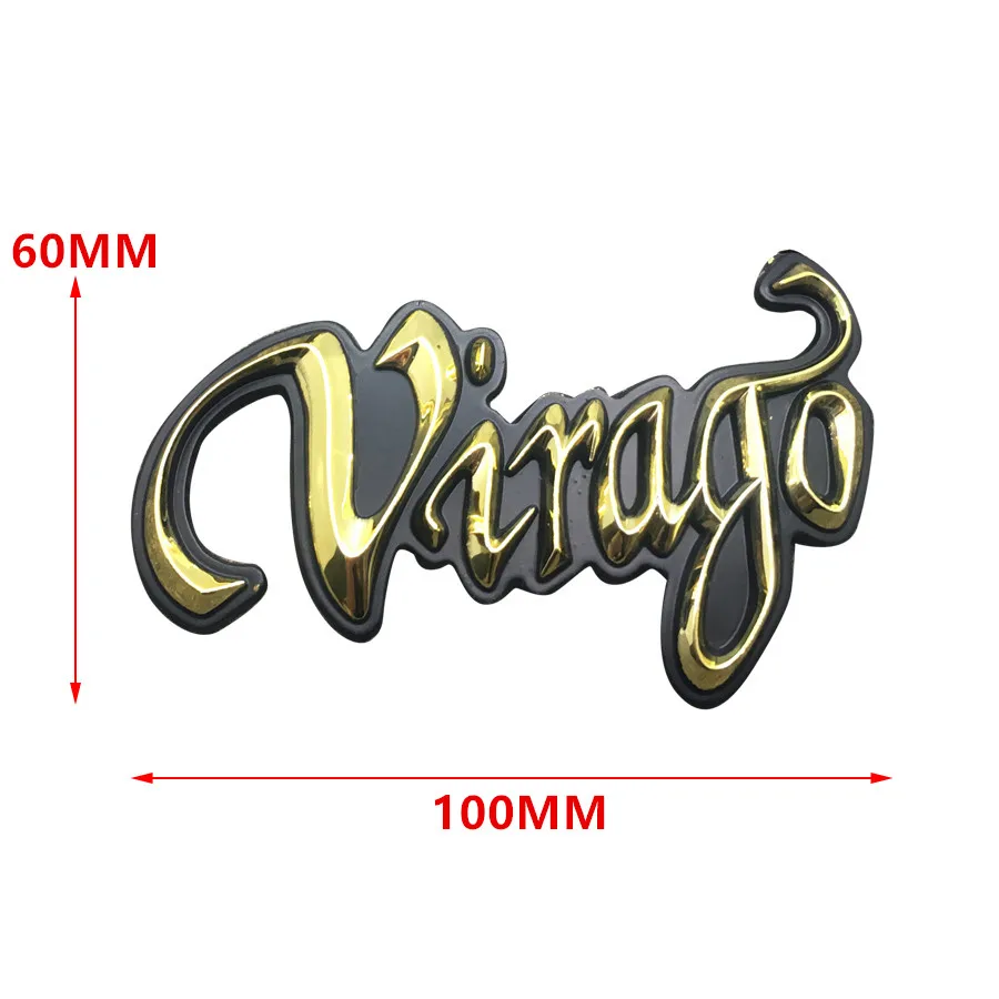 

1 Pair Motorcycle Sticker Fuel Gas Oil Tank Decals 3D Motorbike Emblem Badge For Yamaha Virago XV125 XV250 XV400 XV535 XV700