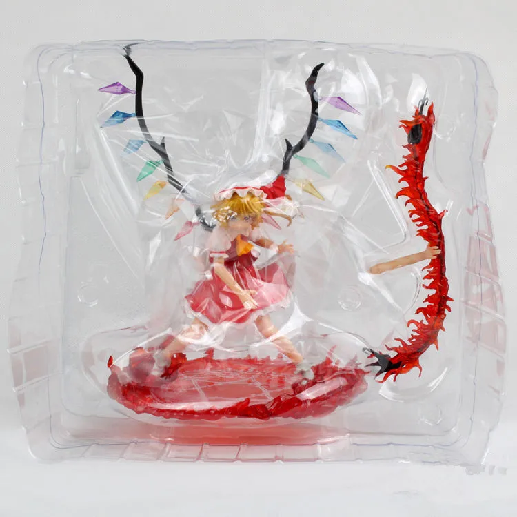 TouHou Project Flandre Red Save Ver Япония аниме фигурка 25 см 1/7 масштаб окрашенная фигура модель