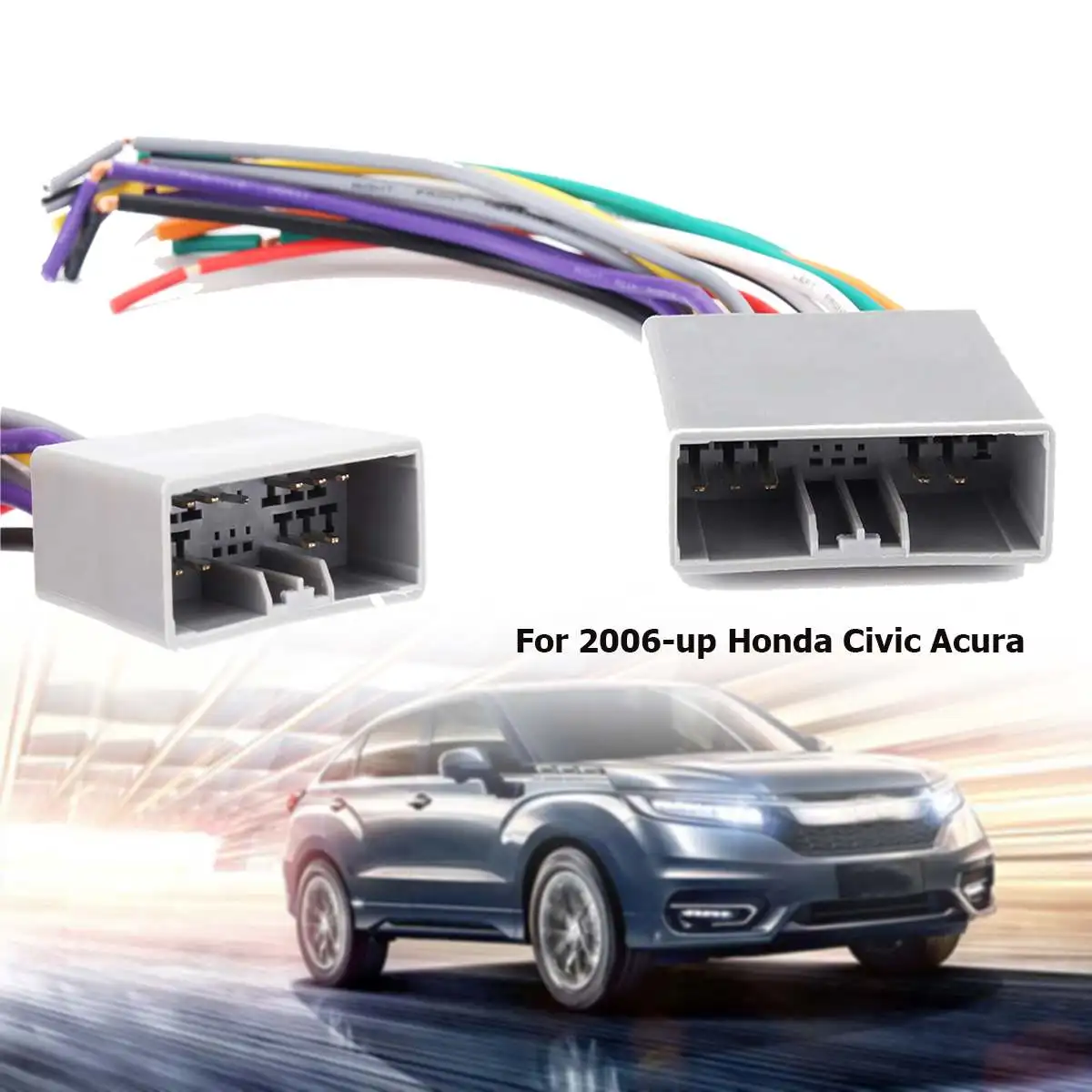 

Автомобильный радиоприемник, стерео провод, штекер для Honda 2006-up для Civic для Acura