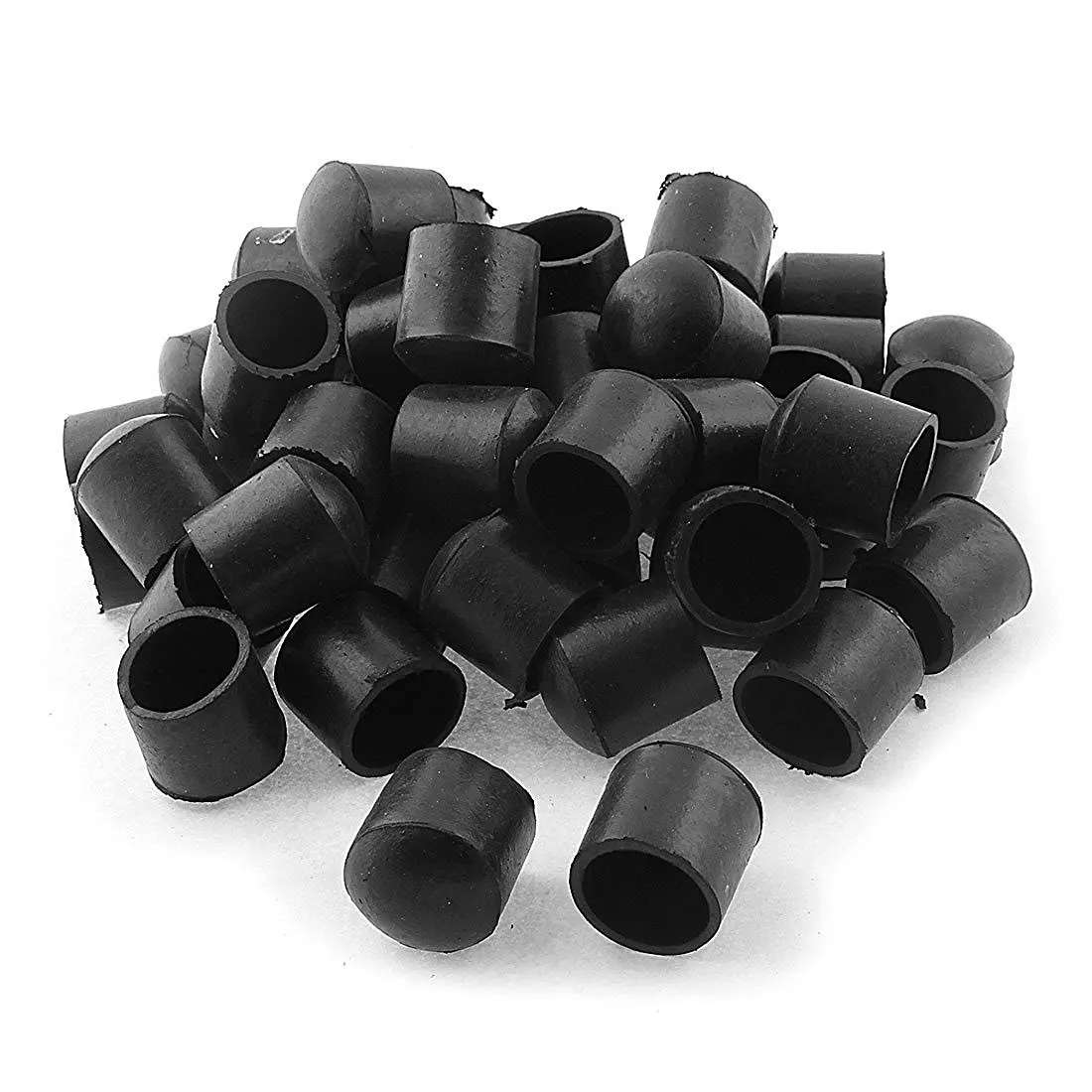 Promotion! Rubber Chair Table Furniture Feet Leg Cap End Tip 22mm Dia 50pcs Black | Мебель