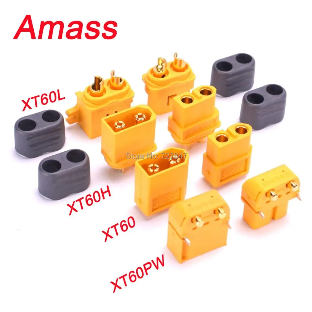 Amass XT60 XT60H XT60L XT60PW адаптер Папа мама разъем для модуля RC Lipo battery|Детали и аксессуары|