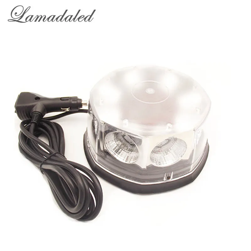 

DC12V24V super bright white 40W police led strobe lights beacon with magnet for ambulance fire truck stroboscope warning lamp