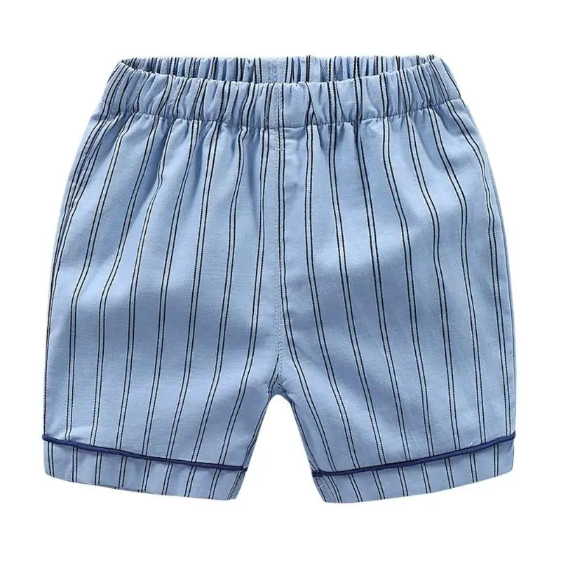 2pcs Baby Clothes Set Cotton Boys Stripe Clothing Children Short Sleeve Shirts Shorts Sleepwear Summer Loose Pajamas | Детская одежда и
