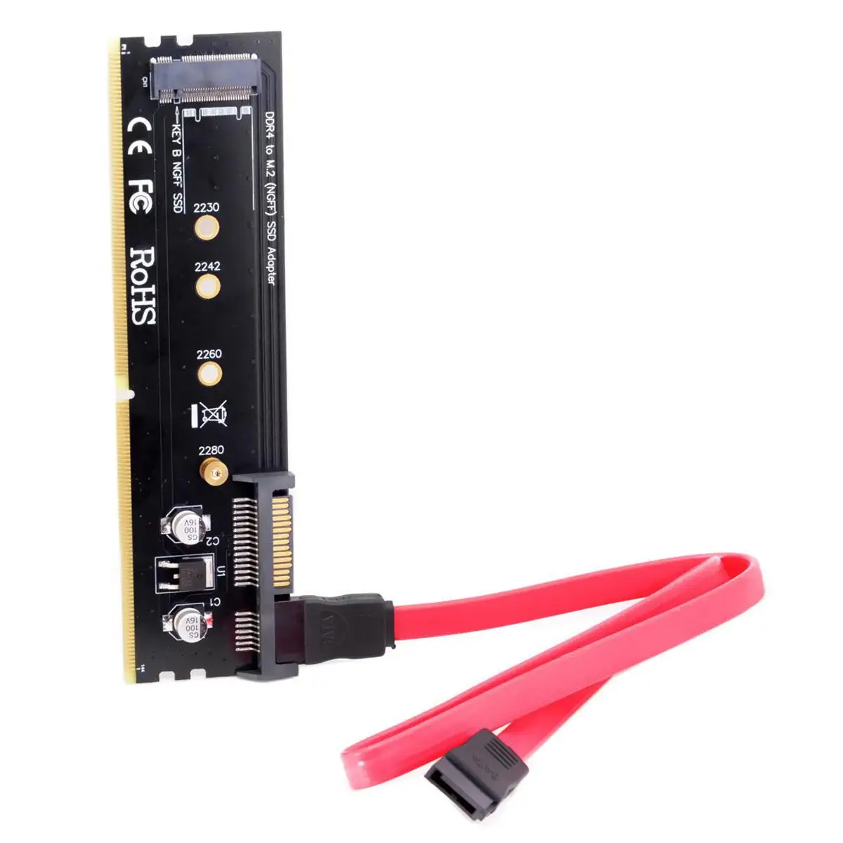 M.2 Ngff B/M-Key Sata Ssd на 22pin жесткий диск Адаптер блока печатных плат с поддержкой