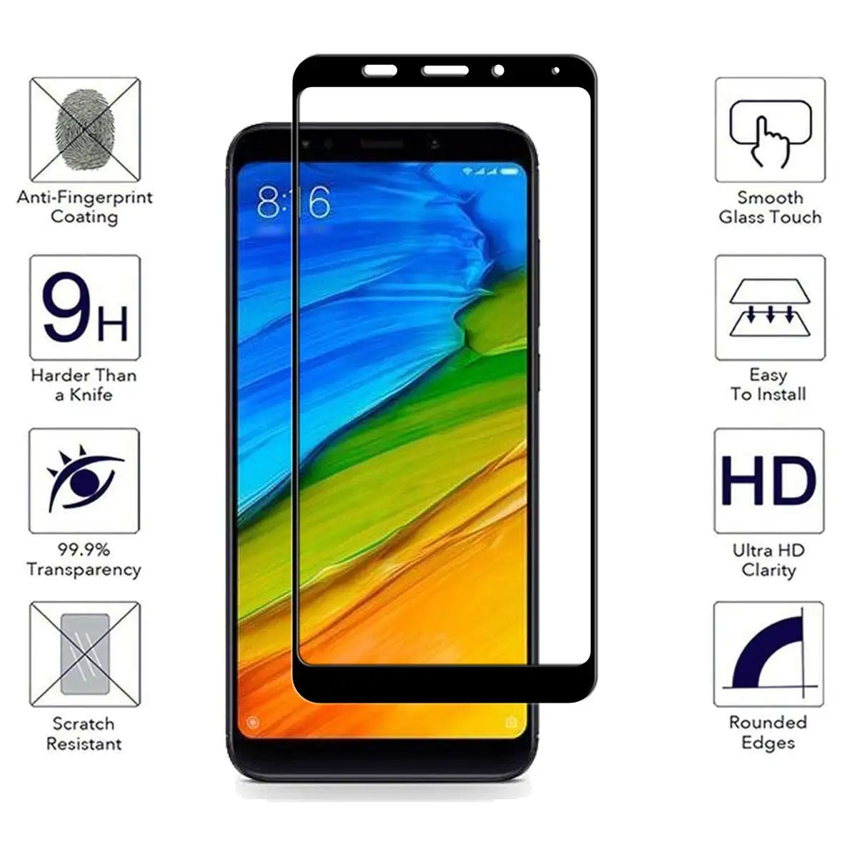Защитная пленка MUSTTRUE из закаленного стекла для Xiaomi Redmi mi 8 x 2 Red Note 6 Pro Note7 Pocophone F1 |